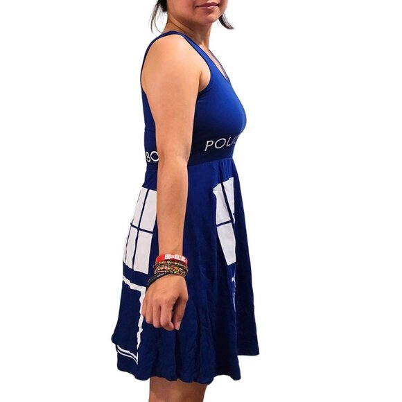 Halloween Costume: Dr Who TARDIS Dress - Picture 2 of 4